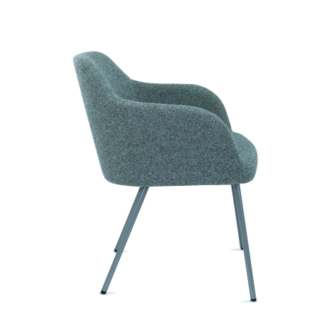 CS Lola vierpoots stoel – lage kuip | zithoogte 48 cm