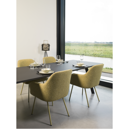 CS Lola vierpoots stoel – lage kuip | zithoogte 48 cm