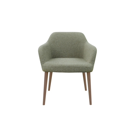 CS Lola vierpoots stoel hout – lage kuip | zithoogte 48 cm