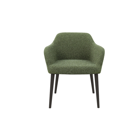 CS Lola vierpoots stoel hout – lage kuip | zithoogte 48 cm