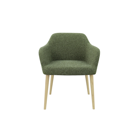 CS Lola vierpoots stoel hout – lage kuip | zithoogte 48 cm