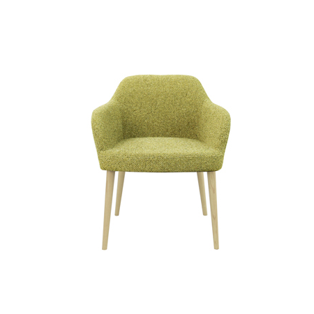 CS Lola vierpoots stoel hout – lage kuip | zithoogte 48 cm