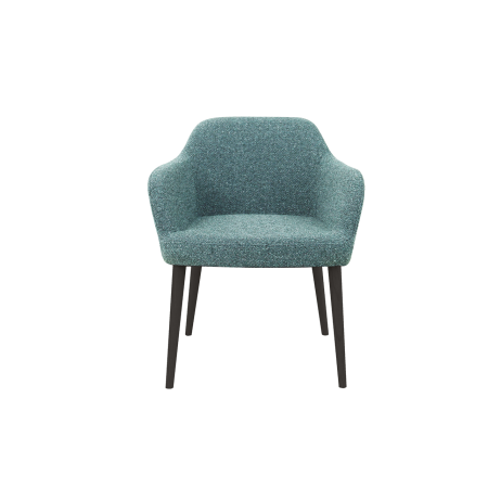 CS Lola vierpoots stoel hout – lage kuip | zithoogte 48 cm