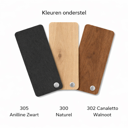 CS Lola vierpoots stoel hout – lage kuip | zithoogte 48 cm