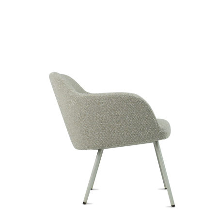 CS Lola vierpoots lounge stoel - middelhoge kuip | zithoogte 40 cm