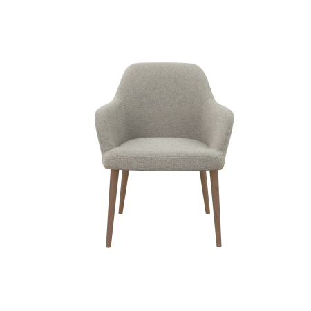 CS Lola vierpoots stoel hout – middelhoge kuip | zithoogte 48 cm