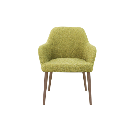 CS Lola vierpoots stoel hout – middelhoge kuip | zithoogte 48 cm