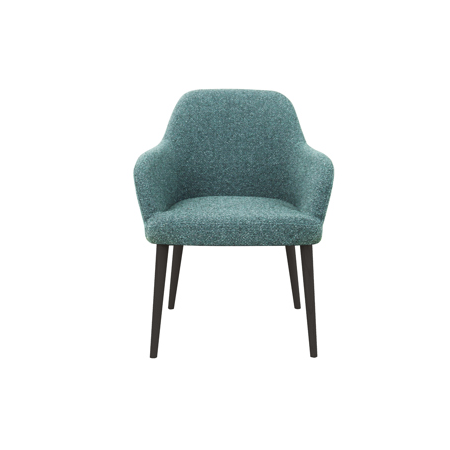 CS Lola vierpoots stoel hout – middelhoge kuip | zithoogte 48 cm