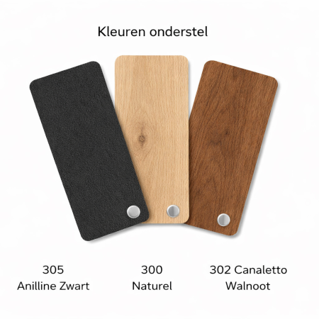 CS Lola vierpoots stoel hout – middelhoge kuip | zithoogte 48 cm