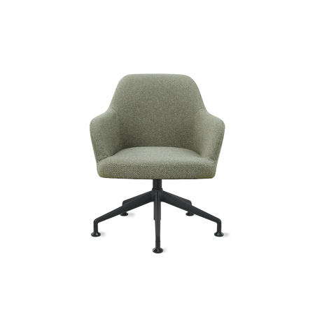 CS Lola vijfpoots lounge stoel - middelhoge kuip | zithoogte 43 cm
