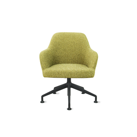 CS Lola vijfpoots lounge stoel - middelhoge kuip | zithoogte 43 cm