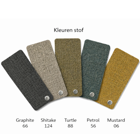 CS Lola vijfpoots lounge stoel - middelhoge kuip | zithoogte 43 cm