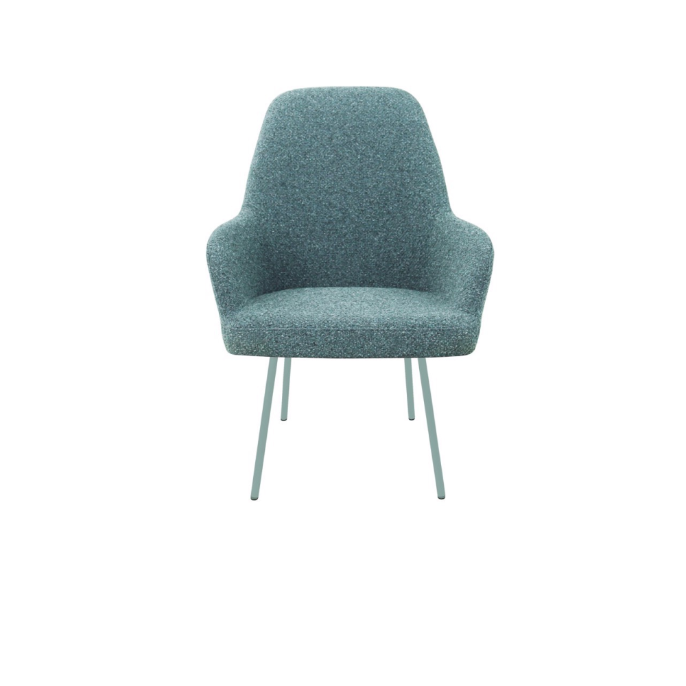 CS Lola vierpoots stoel – hoge kuip | zithoogte 48 cm