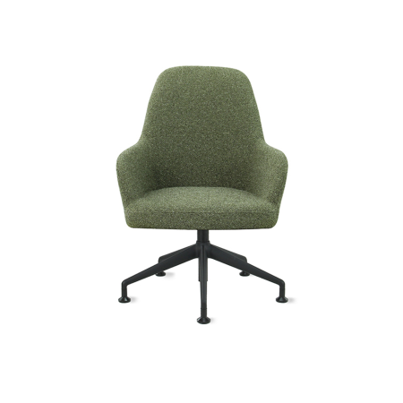 CS Lola vijfpoots lounge stoel – hoge rugleuning | zithoogte 43 cm