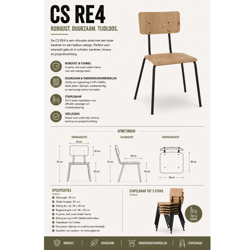 CS RE4 stoel