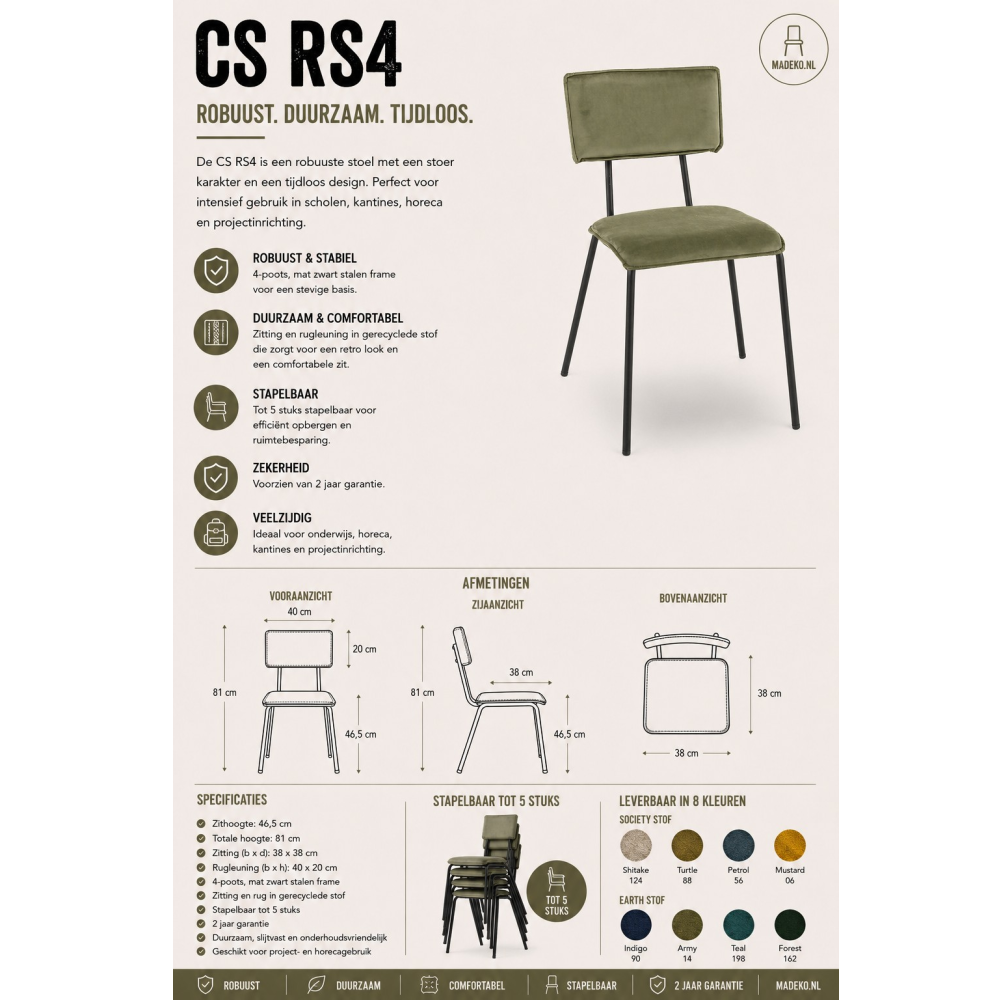 CS RS4 Stoel