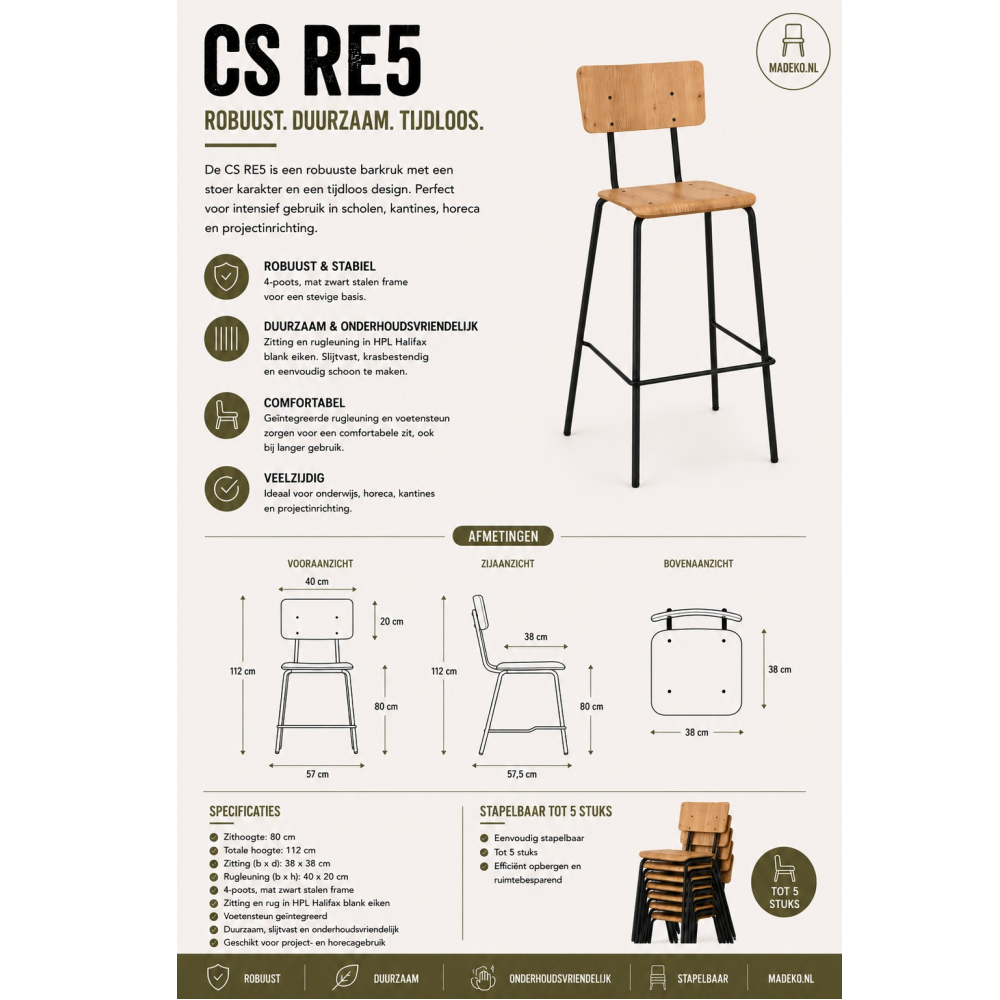 CS RE5 barkruk