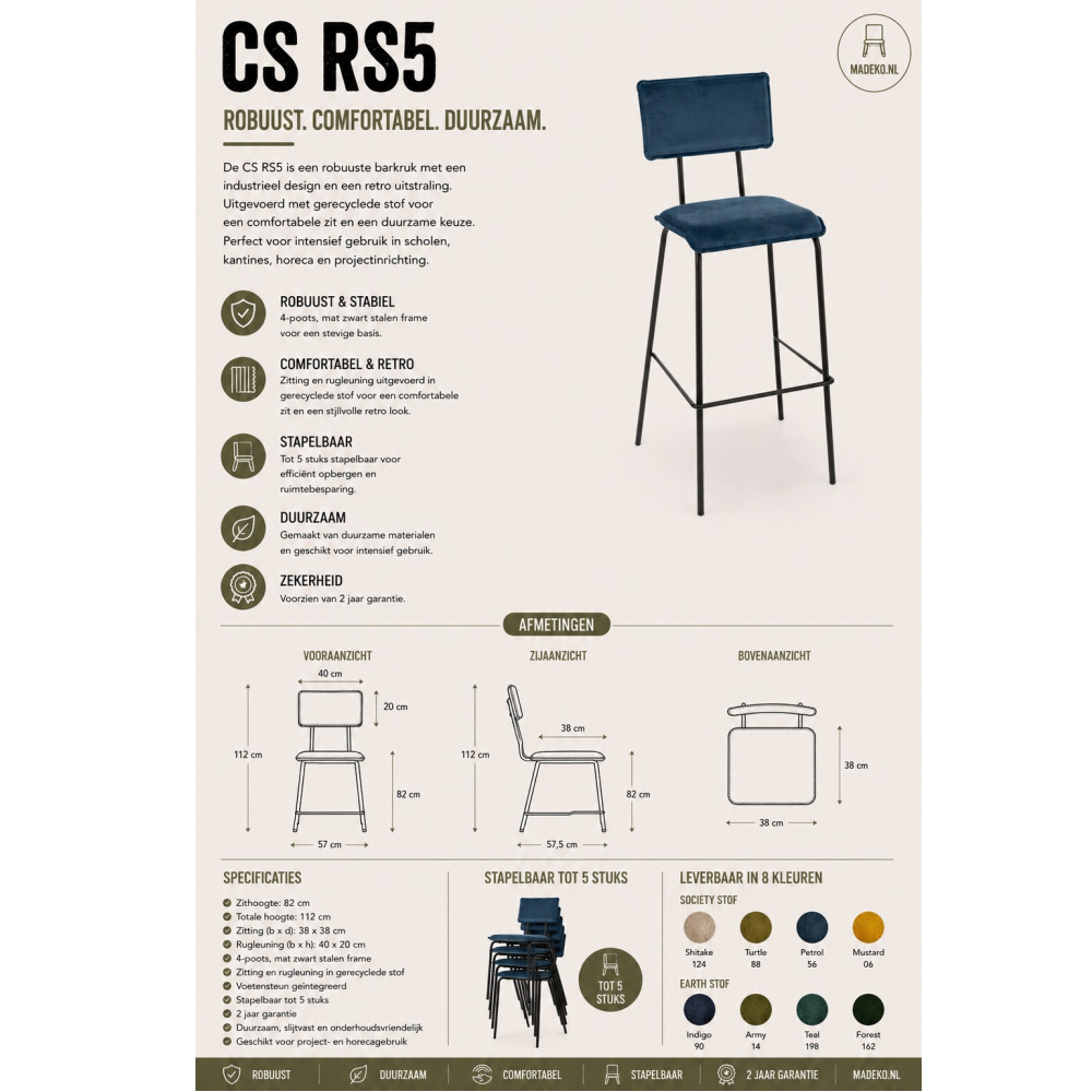 CS RS5 barkruk