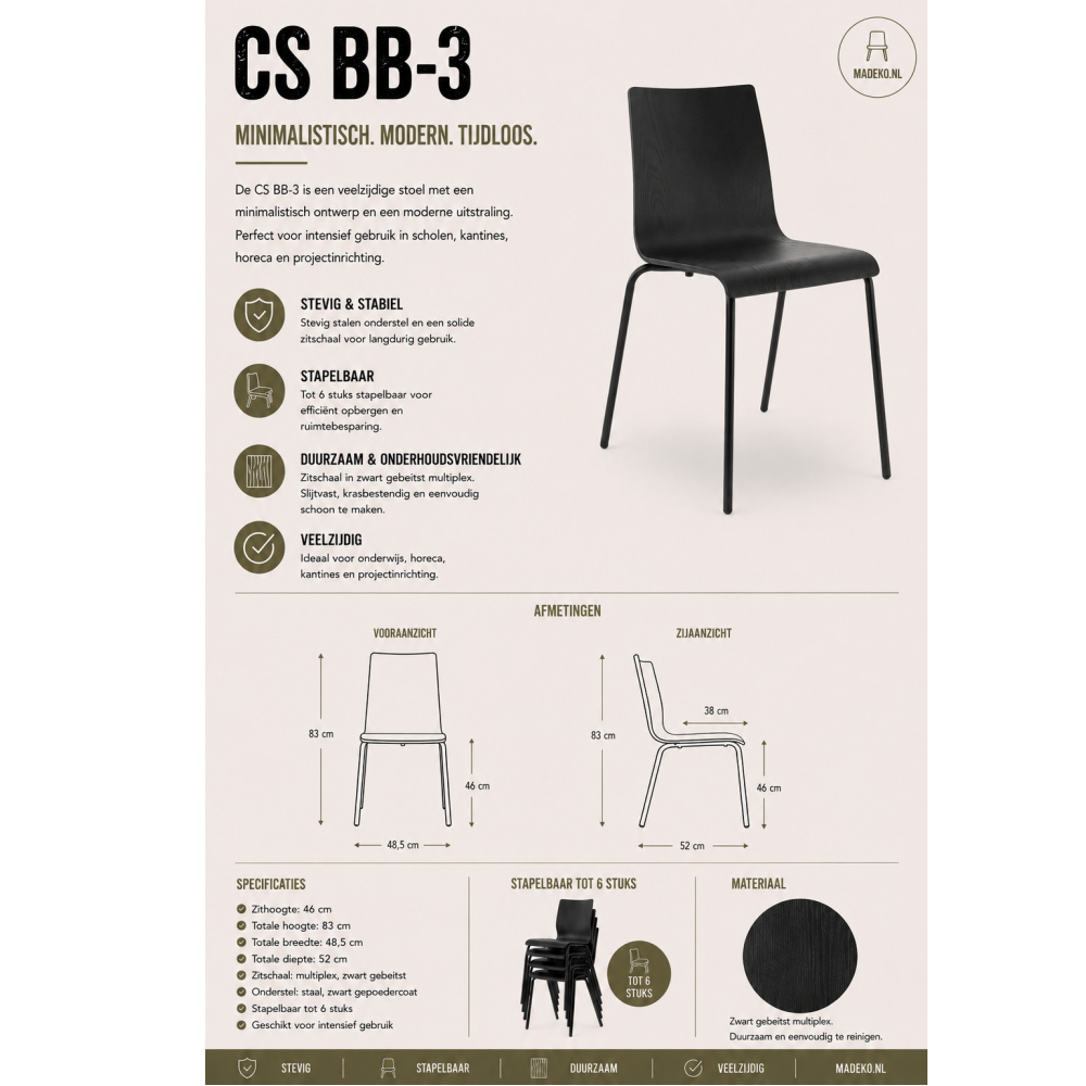 CS BB-3 stoel