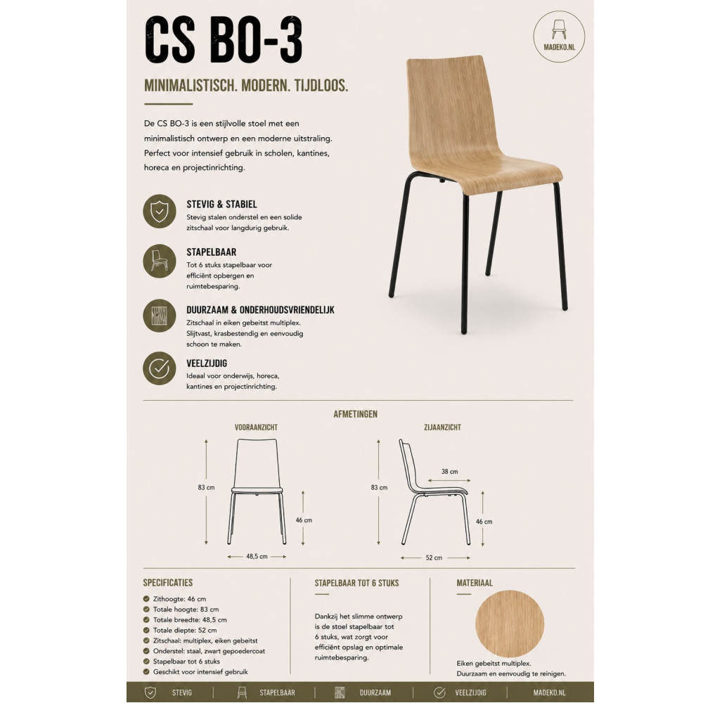 CS BO-3 stoel