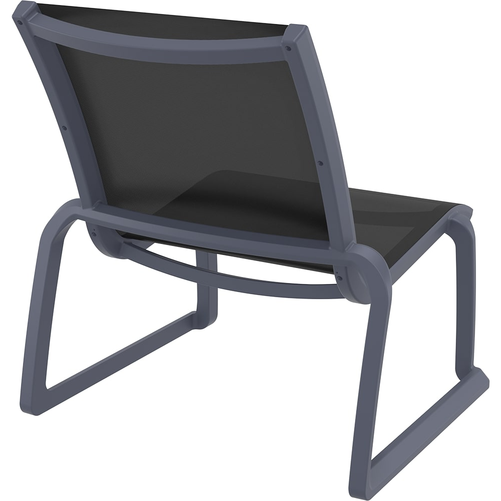 Aanbieding – Siesta Pacific Lounge Chair | donkergrijs-zwart (107710)