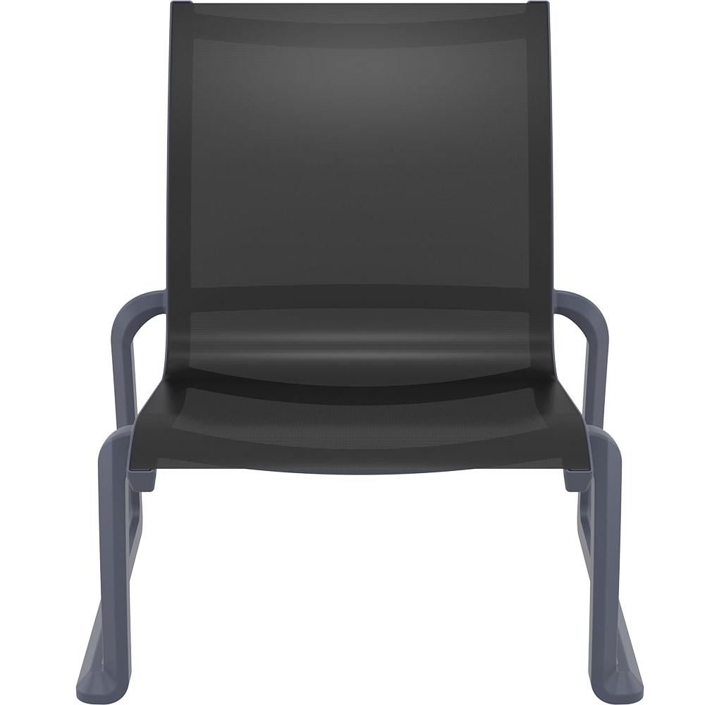 Aanbieding – Siesta Pacific Lounge Chair | donkergrijs-zwart (107710)