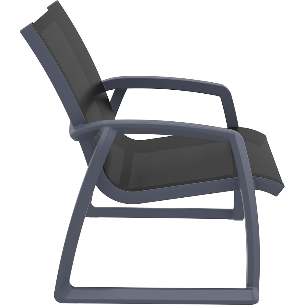 Aanbieding – Siesta Pacific Lounge Armchair | donkergrijs - zwart (ACTIE)