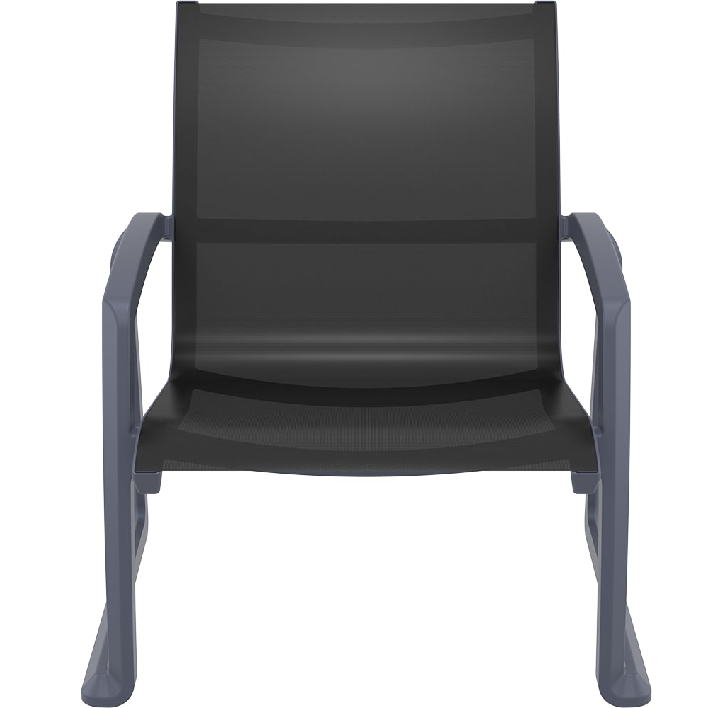 Aanbieding – Siesta Pacific Lounge Armchair | donkergrijs - zwart (107712)