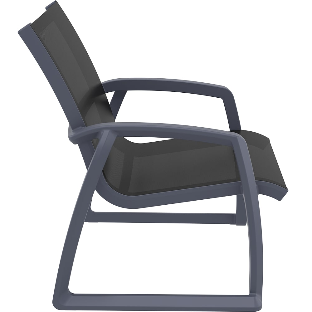 Aanbieding – Siesta Pacific Lounge Armchair | donkergrijs - zwart (107712)