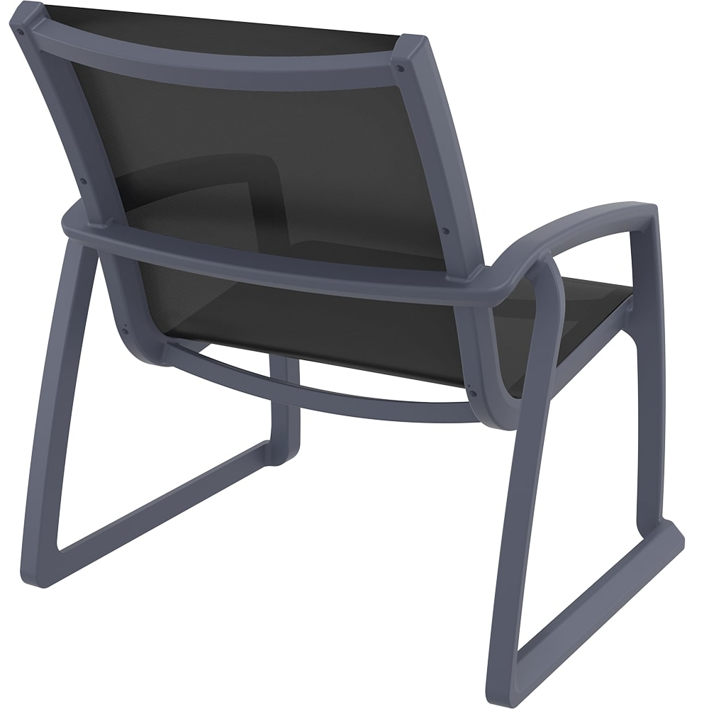Aanbieding – Siesta Pacific Lounge Armchair | donkergrijs - zwart (107712)