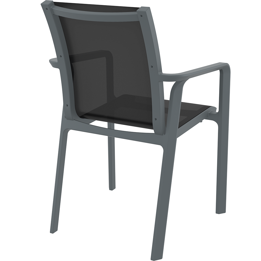 Aanbieding – Siesta Pacific Armchair | donkergrijs - zwart (ACTIE)