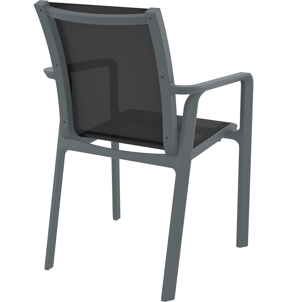Aanbieding – Siesta Pacific Armchair | donkergrijs - zwart (107716)