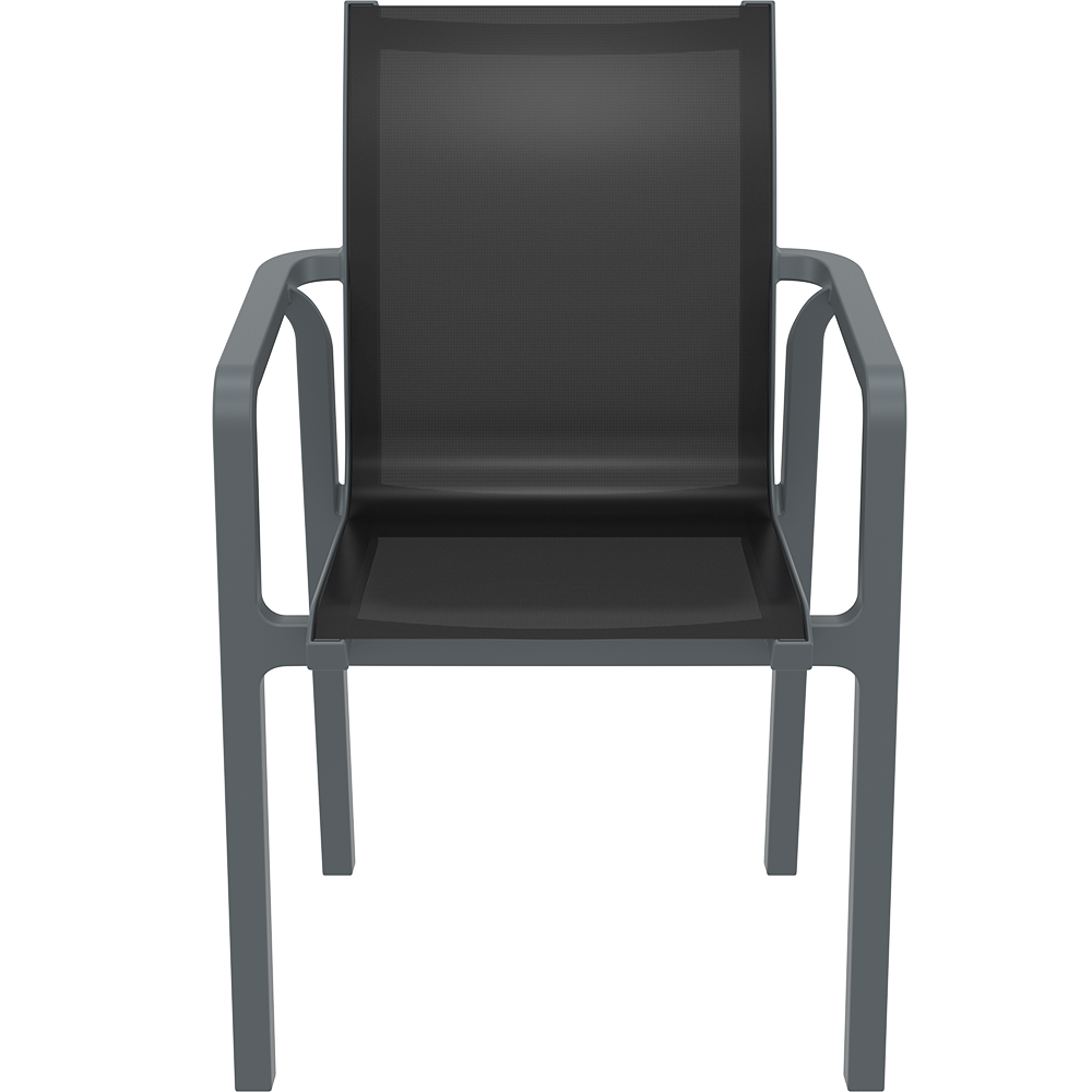 Aanbieding – Siesta Pacific Armchair | donkergrijs - zwart (107716)