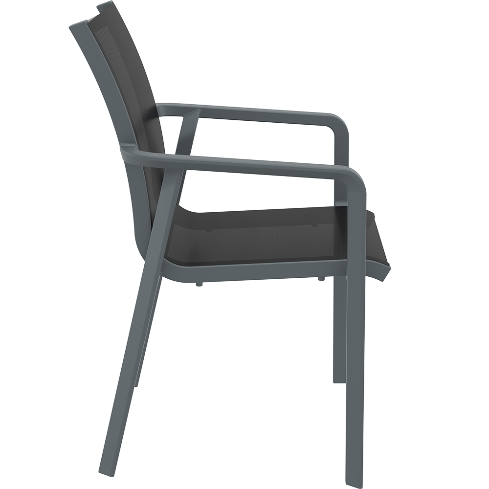Aanbieding – Siesta Pacific Armchair | donkergrijs - zwart (107716)