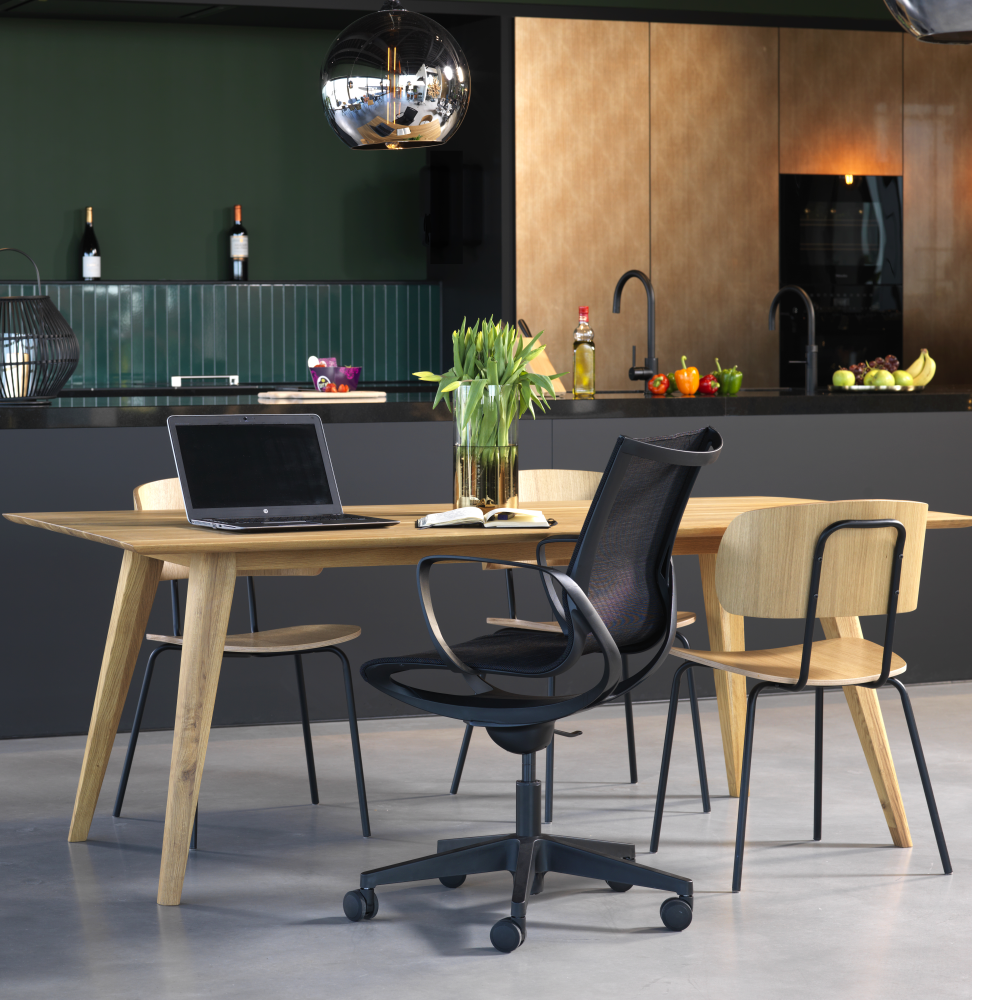 CS Hudson design bureaustoel – zwart