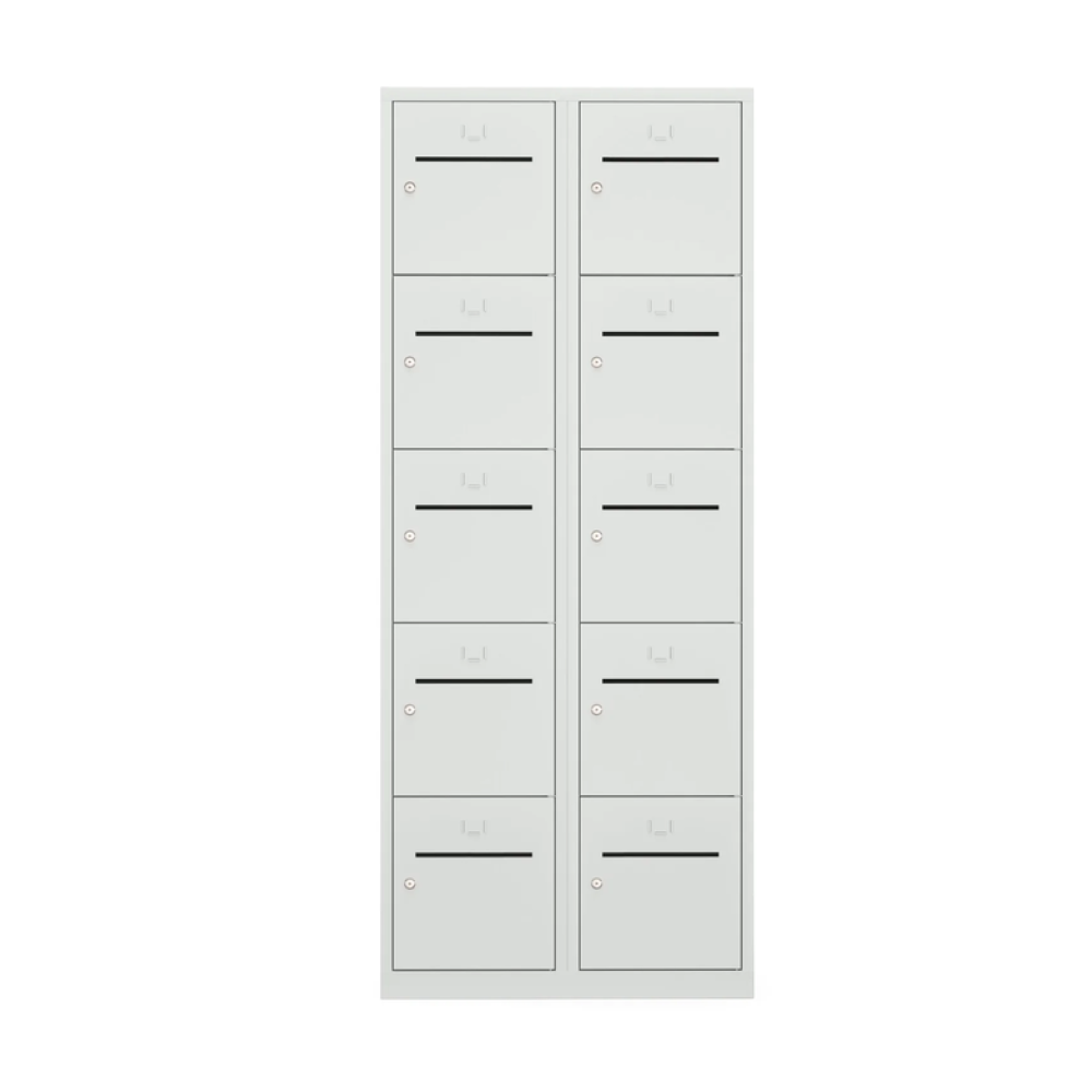 CH Locker / Helmkast PHTB 2.10 – 10-deurs – 195x80x50 cm – RAL 7035